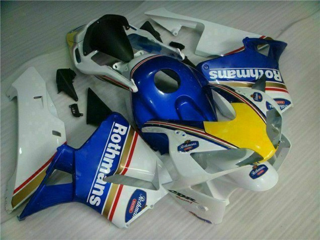 Carenagem Moto CBR 600RR 03-04 - Azul Branco Rothmans