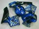 Carenagem Moto CBR 600RR 03-04 - Azul & Prata Chama Carenagem Moto CBR 600RR 03-04 - Azul & Prata Chama