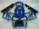 Carenagem Moto CBR 600RR 03-04 - Azul & Prata Chama Carenagem Moto CBR 600RR 03-04 - Azul & Prata Chama