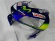 Carenagem Moto CBR 600RR 03-04 - Azul Verde Movistar Castrol Carenagem Moto CBR 600RR 03-04 - Azul Verde Movistar Castrol