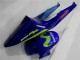 Carenagem Moto CBR 600RR 03-04 - Azul Verde Movistar Castrol Carenagem Moto CBR 600RR 03-04 - Azul Verde Movistar Castrol