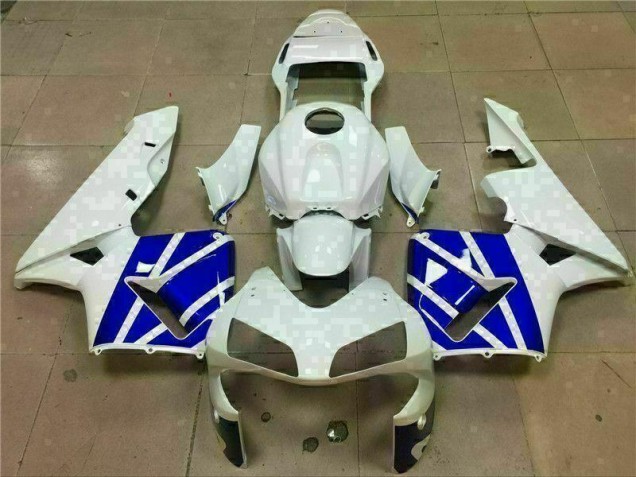 Carenagem Moto CBR 600RR 03-04 - Branco Azul Carenagem Moto CBR 600RR 03-04 - Branco Azul