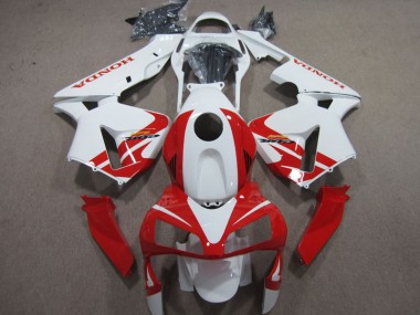 Carenagem Moto CBR 600RR 03-04 - Branco Vermelho