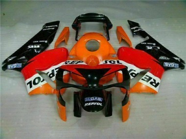 Carenagem Moto CBR 600RR 03-04 - Laranja Repsol