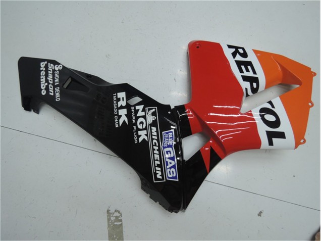 Carenagem Moto CBR 600RR 03-04 - Laranja Vermelho Preto Repsol