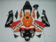 Carenagem Moto CBR 600RR 03-04 - Laranja Vermelho Preto Repsol