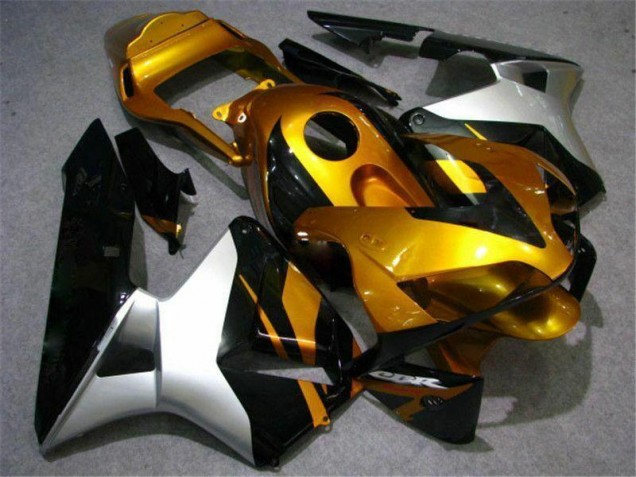 Carenagem Moto CBR 600RR 03-04 - Ouro Prata Preto