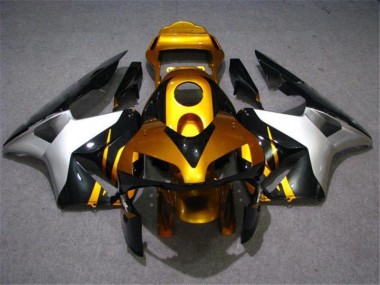 Carenagem Moto CBR 600RR 03-04 - Ouro Prata Preto