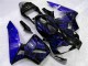 Carenagem Moto CBR 600RR 03-04 - Preto & Azul Chama
