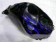 Carenagem Moto CBR 600RR 03-04 - Preto & Azul Chama