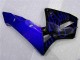 Carenagem Moto CBR 600RR 03-04 - Preto & Azul Chama