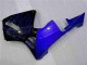 Carenagem Moto CBR 600RR 03-04 - Preto & Azul Chama