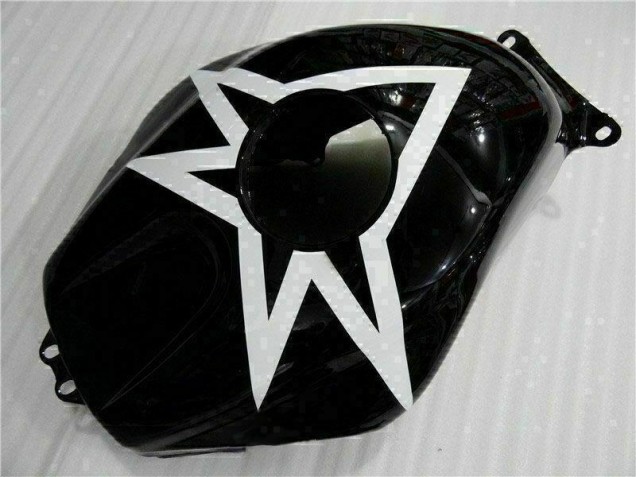 Carenagem Moto CBR 600RR 03-04 - Preto Branco 11