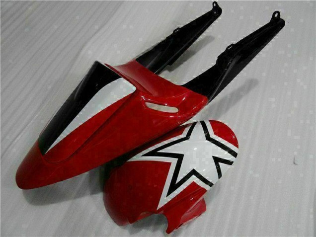Carenagem Moto CBR 600RR 03-04 - Preto Branco 11