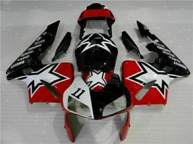 Carenagem Moto CBR 600RR 03-04 - Preto Branco 11