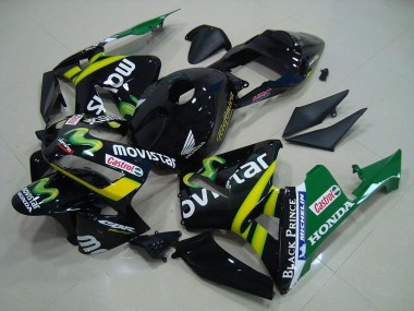 Carenagem Moto CBR 600RR 03-04 - Preto Movistar