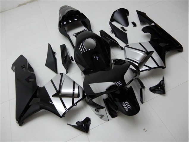 Carenagem Moto CBR 600RR 03-04 - Preto Prata