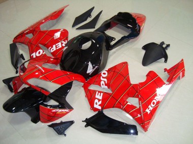 Carenagem Moto CBR 600RR 03-04 - Preto Spider Man Repsol