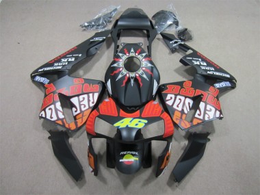 Carenagem Moto CBR 600RR 03-04 - Preto Vermelho Repsol 46