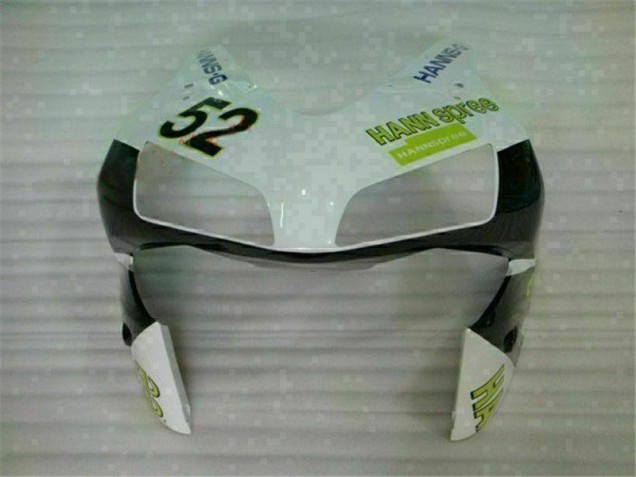 Carenagem Moto CBR 600RR 03-04 - Verde Branco Preto