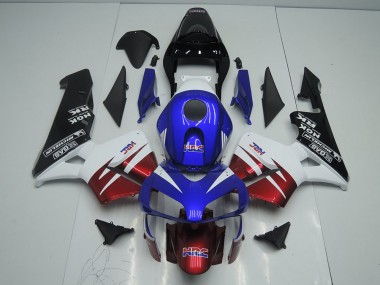 Carenagem Moto CBR 600RR 03-04 - Vermelho Escuro Azul