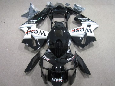 Carenagem Moto CBR 600RR 03-04 - West Branco Preto