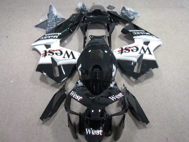 Carenagem Moto CBR 600RR 03-04 - West Branco Preto