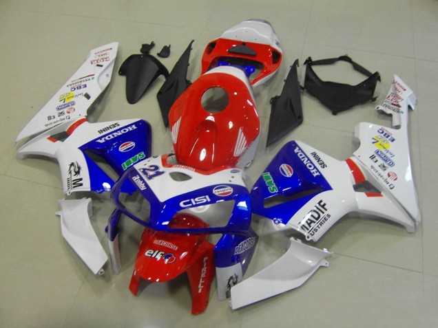 Carenagem Moto CBR 600RR 05-06 - Azul Branco Madif Carenagem Moto CBR 600RR 05-06 - Azul Branco Madif
