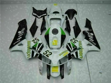 Carenagem Moto CBR 600RR 05-06 - Branco Amarelo Verde 52