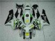 Carenagem Moto CBR 600RR 05-06 - Branco Amarelo Verde 52 Carenagem Moto CBR 600RR 05-06 - Branco Amarelo Verde 52