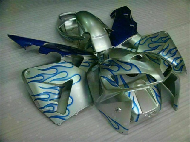 Carenagem Moto CBR 600RR 05-06 - Branco Azul Chama Carenagem Moto CBR 600RR 05-06 - Branco Azul Chama