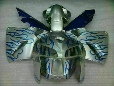 Carenagem Moto CBR 600RR 05-06 - Branco Azul Chama