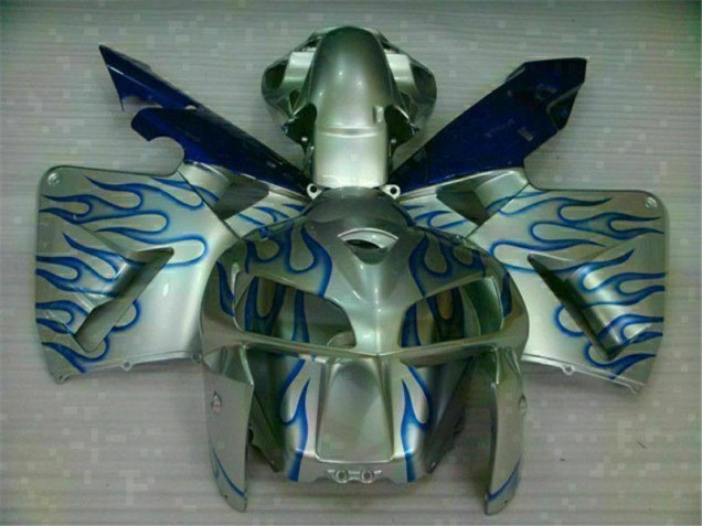 Carenagem Moto CBR 600RR 05-06 - Branco Azul Chama Carenagem Moto CBR 600RR 05-06 - Branco Azul Chama