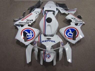 Carenagem Moto CBR 600RR 05-06 - Branco Azul Repsol