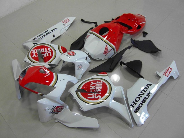 Carenagem Moto CBR 600RR 05-06 - Branco Pérola Lucky Strike Carenagem Moto CBR 600RR 05-06 - Branco Pérola Lucky Strike