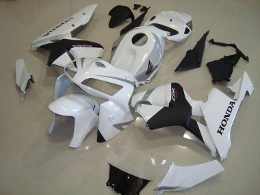Carenagem Moto CBR 600RR 05-06 - Branco Pérola Preto Fosco