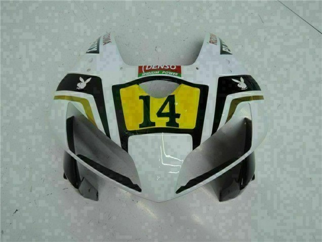Carenagem Moto CBR 600RR 05-06 - Branco Playboy 14 Carenagem Moto CBR 600RR 05-06 - Branco Playboy 14