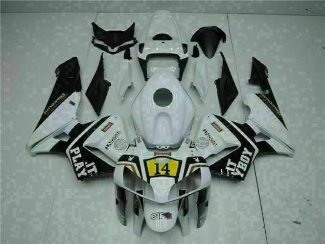 Carenagem Moto CBR 600RR 05-06 - Branco Playboy 14 Carenagem Moto CBR 600RR 05-06 - Branco Playboy 14