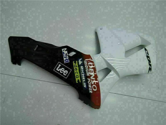 Carenagem Moto CBR 600RR 05-06 - Branco Vermelho Preto Lee Carenagem Moto CBR 600RR 05-06 - Branco Vermelho Preto Lee