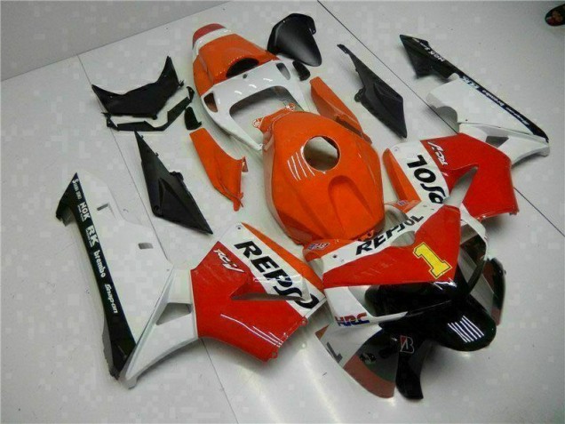 Carenagem Moto CBR 600RR 05-06 - Laranja Repsol Carenagem Moto CBR 600RR 05-06 - Laranja Repsol