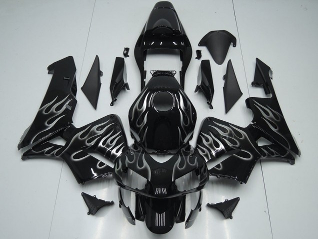 Carenagem Moto CBR 600RR 05-06 - Prata Chama Carenagem Moto CBR 600RR 05-06 - Prata Chama