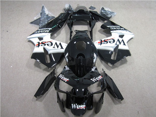 Carenagem Moto CBR 600RR 05-06 - Preto Branco West Carenagem Moto CBR 600RR 05-06 - Preto Branco West