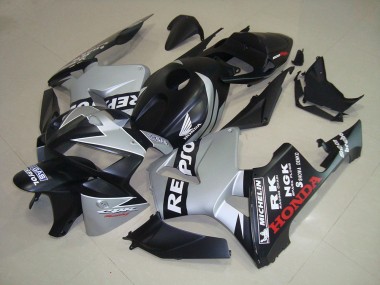 Carenagem Moto CBR 600RR 05-06 - Preto Fosco Prata Repsol