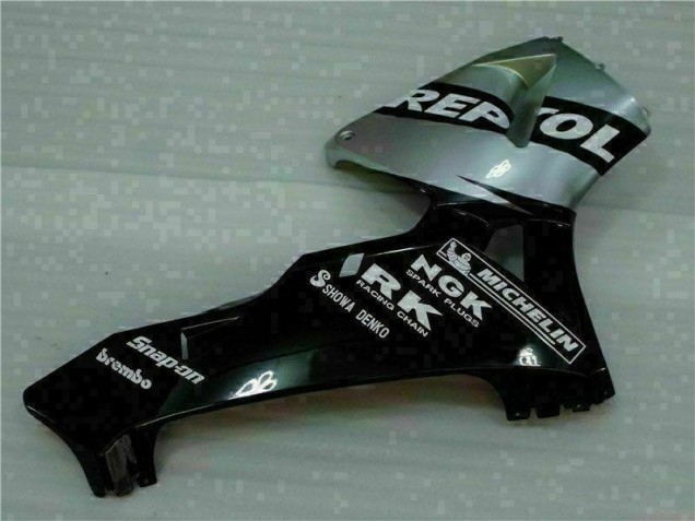 Carenagem Moto CBR 600RR 05-06 - Preto Prata Repsol Carenagem Moto CBR 600RR 05-06 - Preto Prata Repsol