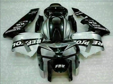 Carenagem Moto CBR 600RR 05-06 - Preto Prata Repsol