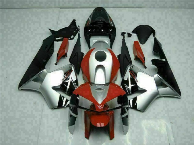Carenagem Moto CBR 600RR 05-06 - Preto Prata Vermelho Carenagem Moto CBR 600RR 05-06 - Preto Prata Vermelho