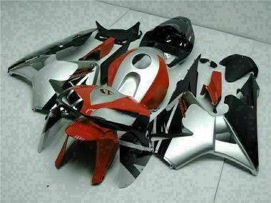Carenagem Moto CBR 600RR 05-06 - Preto Prata Vermelho