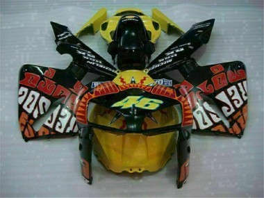 Carenagem Moto CBR 600RR 05-06 - Preto Vermelho Amarelo 46