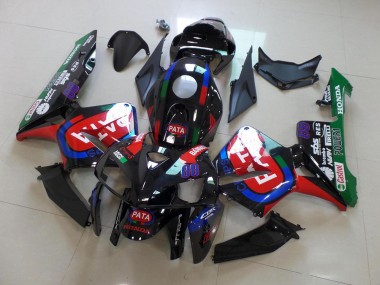 Carenagem Moto CBR 600RR 05-06 - Preto Vermelho Pata