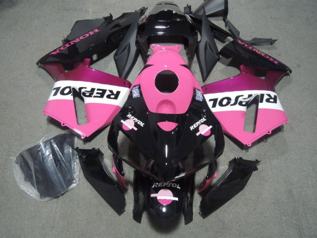 Carenagem Moto CBR 600RR 05-06 - Rosa Preto Repsol Carenagem Moto CBR 600RR 05-06 - Rosa Preto Repsol